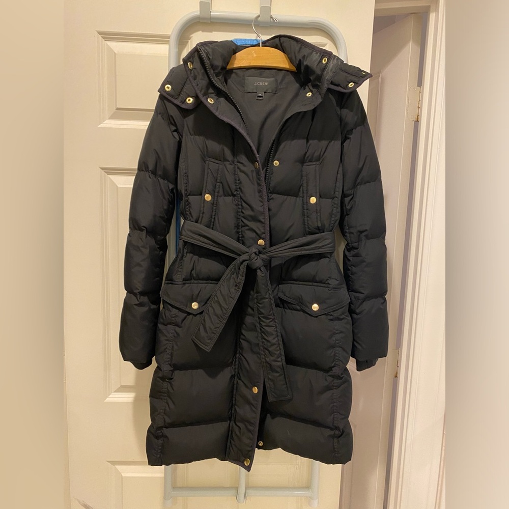 J. Crew Wintress Hooded Down Puffer Coat